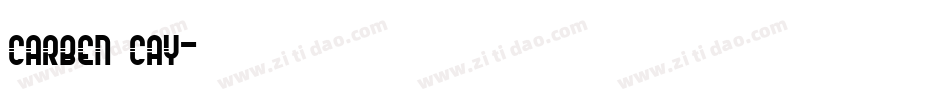 carben cay字体转换
